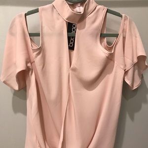 Boohoo cold shoulder top